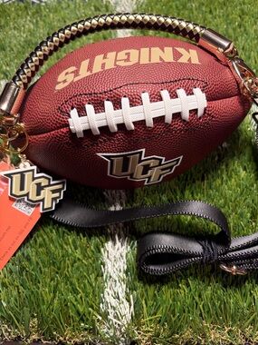 UCF Knights handmade football purse